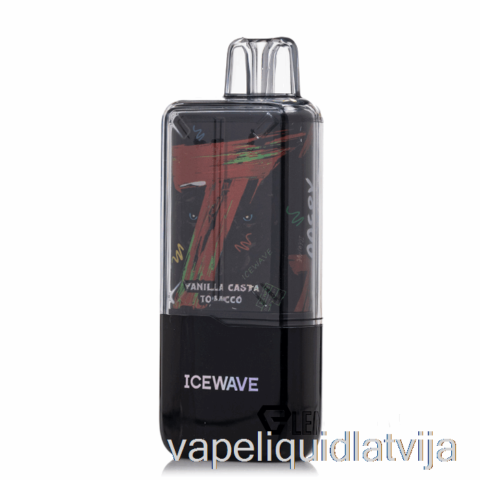 Icewave X8500 Vienreizējās Lietošanas Vaniļas Casta Tabakas Vape šķidrums